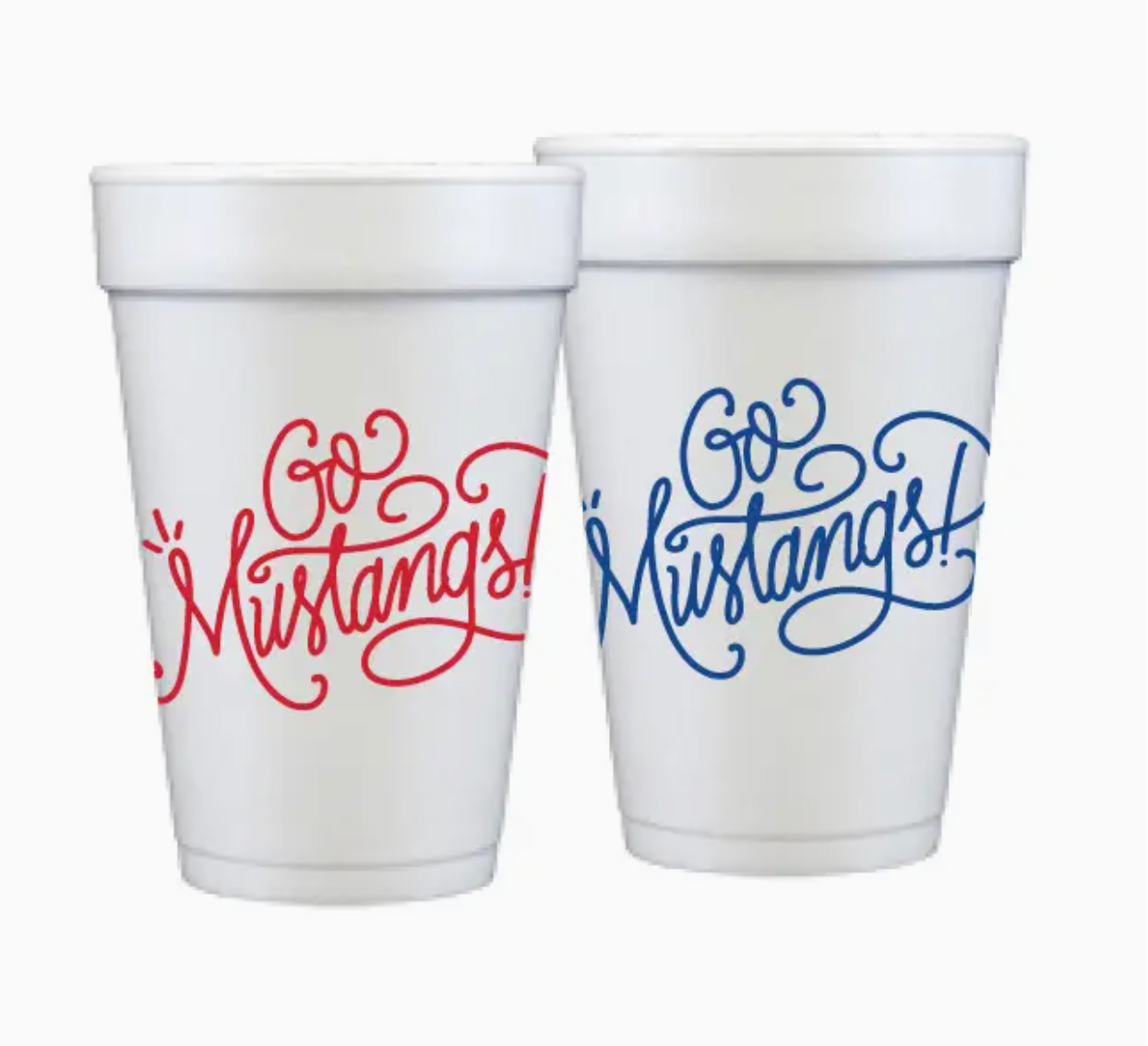 Go Mustangs! Team Foam Cups