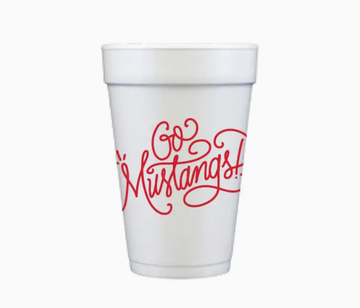 Go Mustangs! Team Foam Cups