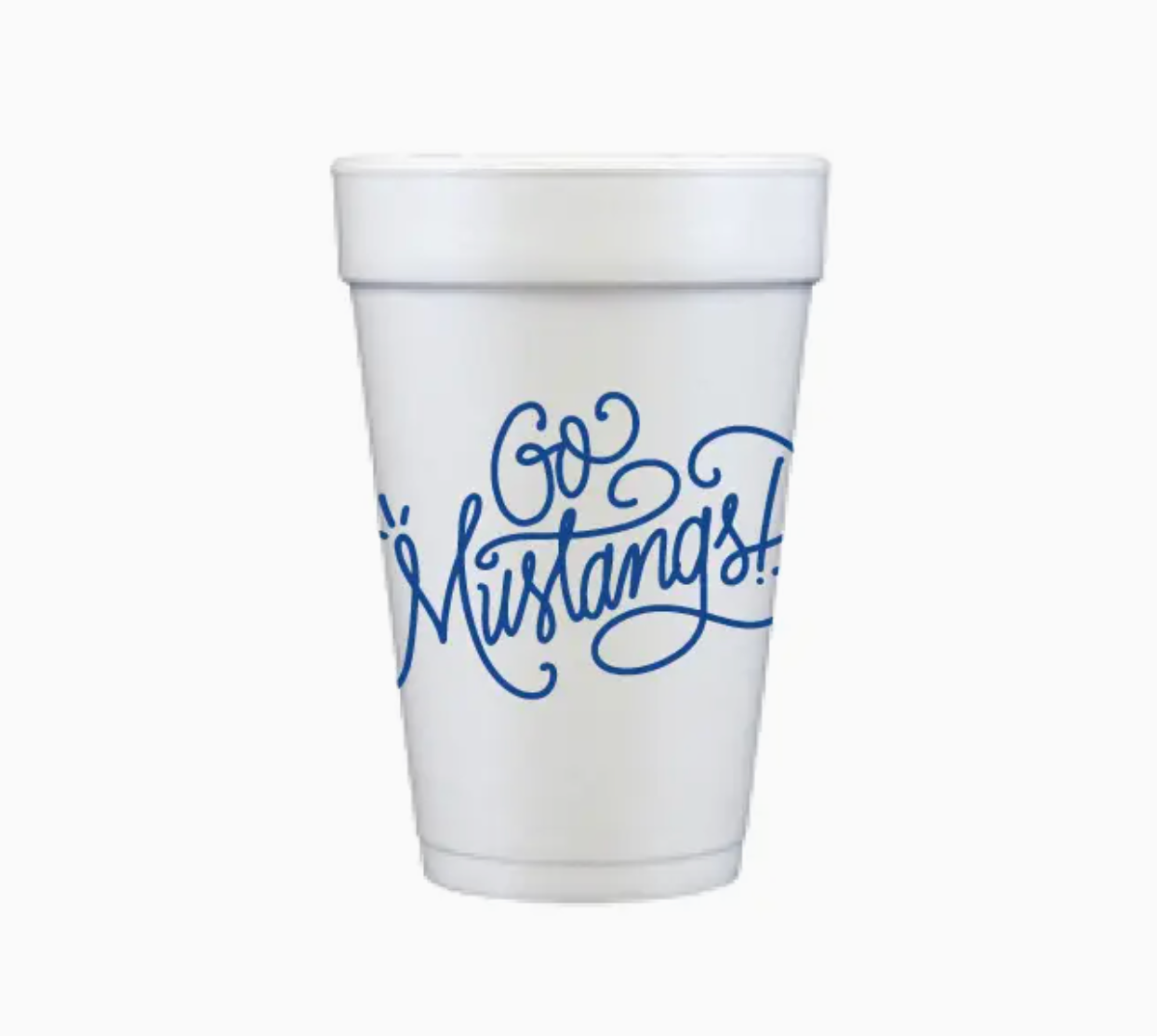 Go Mustangs! Team Foam Cups